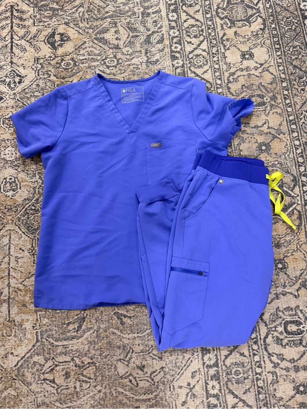 Figs- Rare- blueberry scrub set.